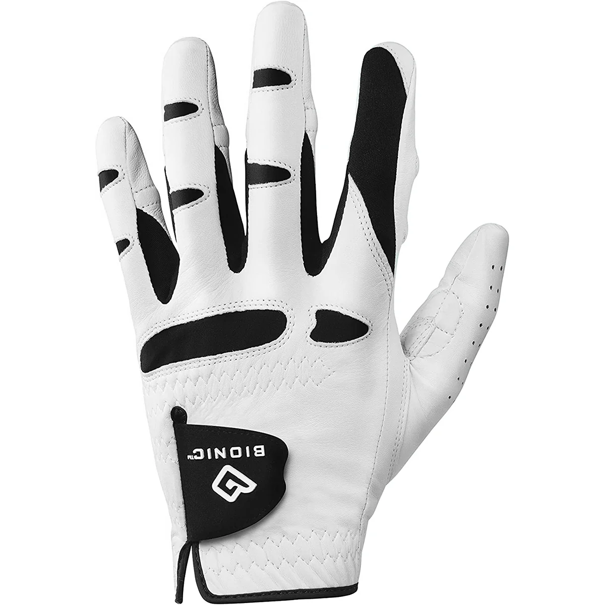 Bionic Men's StableGrip Natural Fit Left Hand Golf Glove - White/Black - Image 2