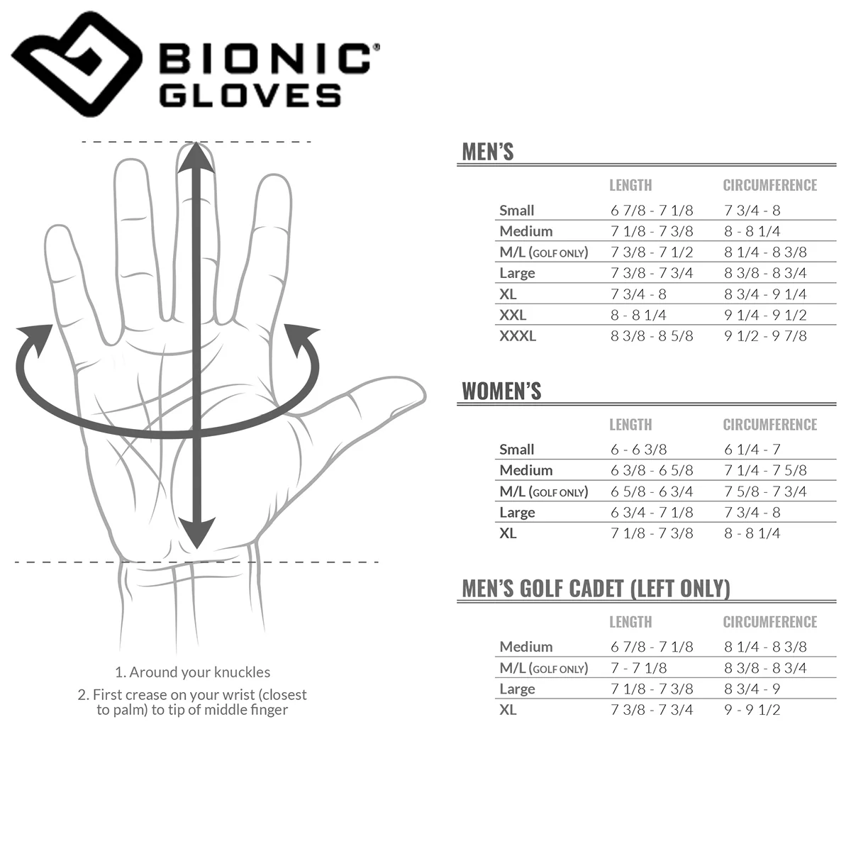 Bionic Men's StableGrip Natural Fit Right Hand Golf Glove - White/Black - Image 4