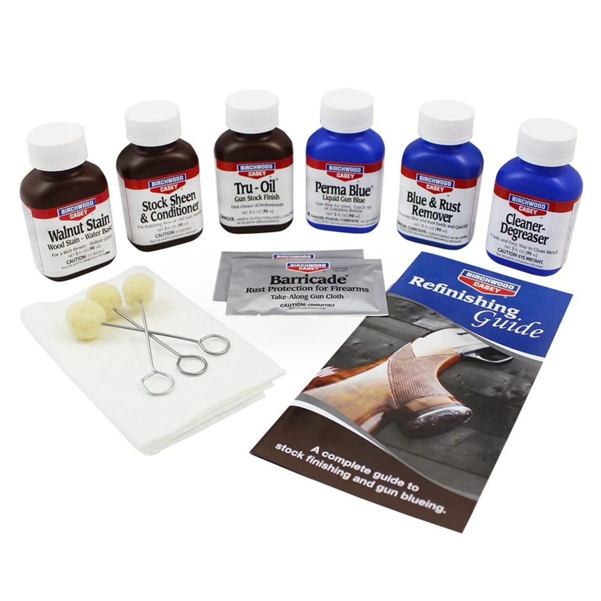 Birchwood Casey - Deluxe Perma Blue Liquid Gun Blue & Tru-Oil� Gun Stock Finish Kit - Image 5