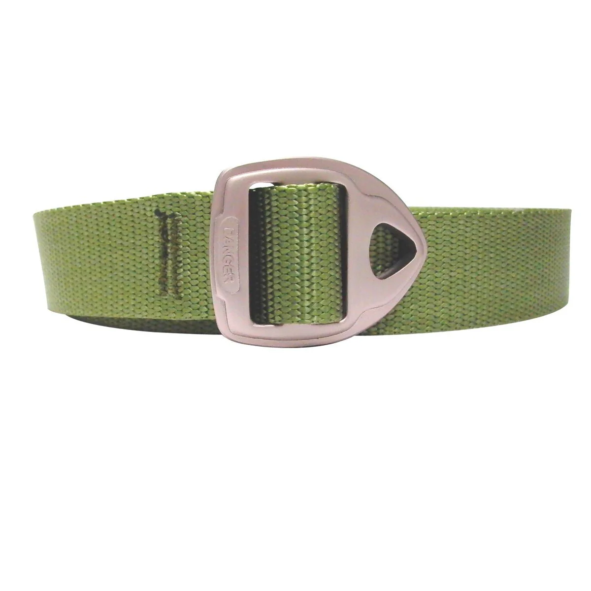 Bison Designs Danger Gunmetal Buckle Belt - Olive