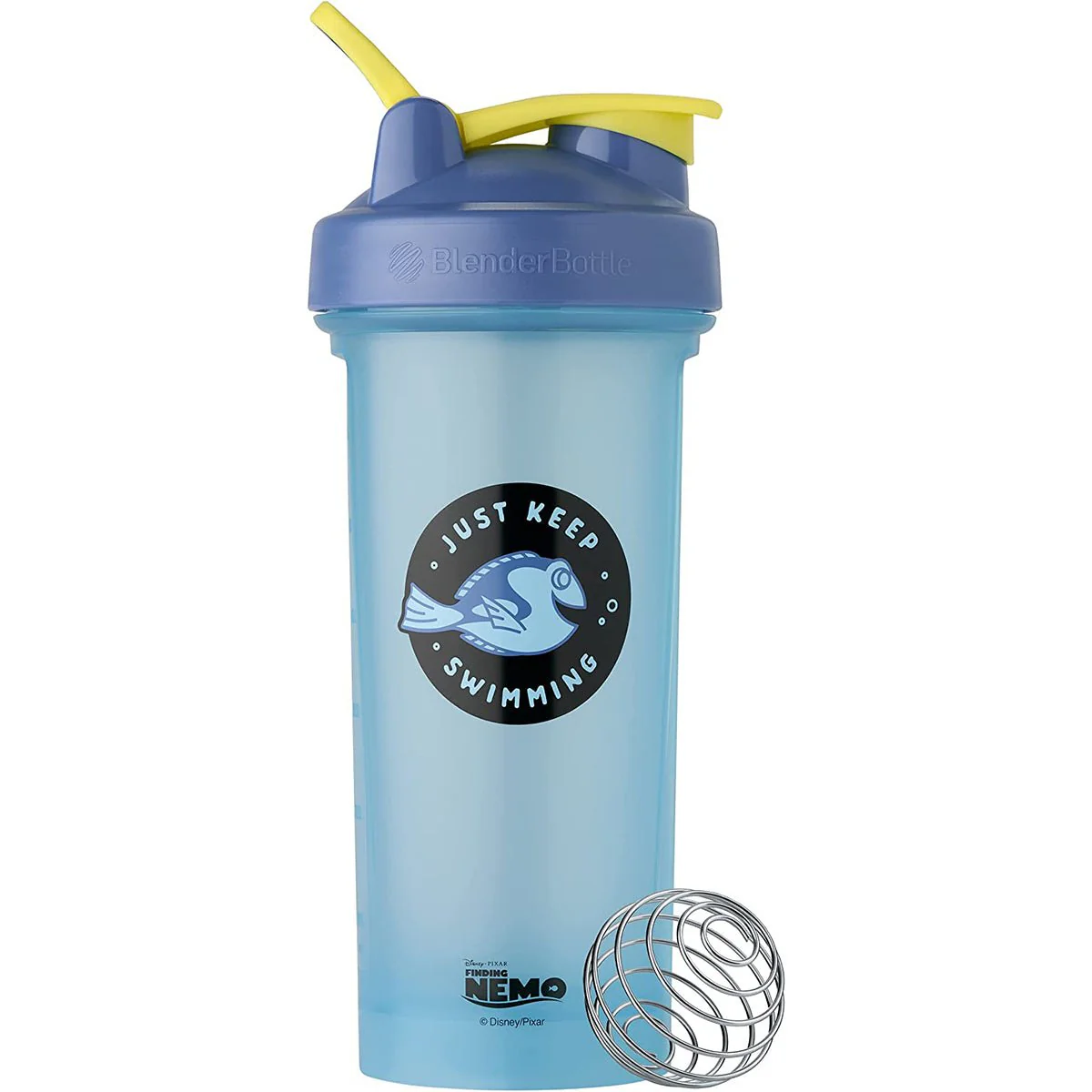 Blender Bottle Classic 28 oz. Disney Pixar Shaker Mixer Cup with Loop Top - Image 6