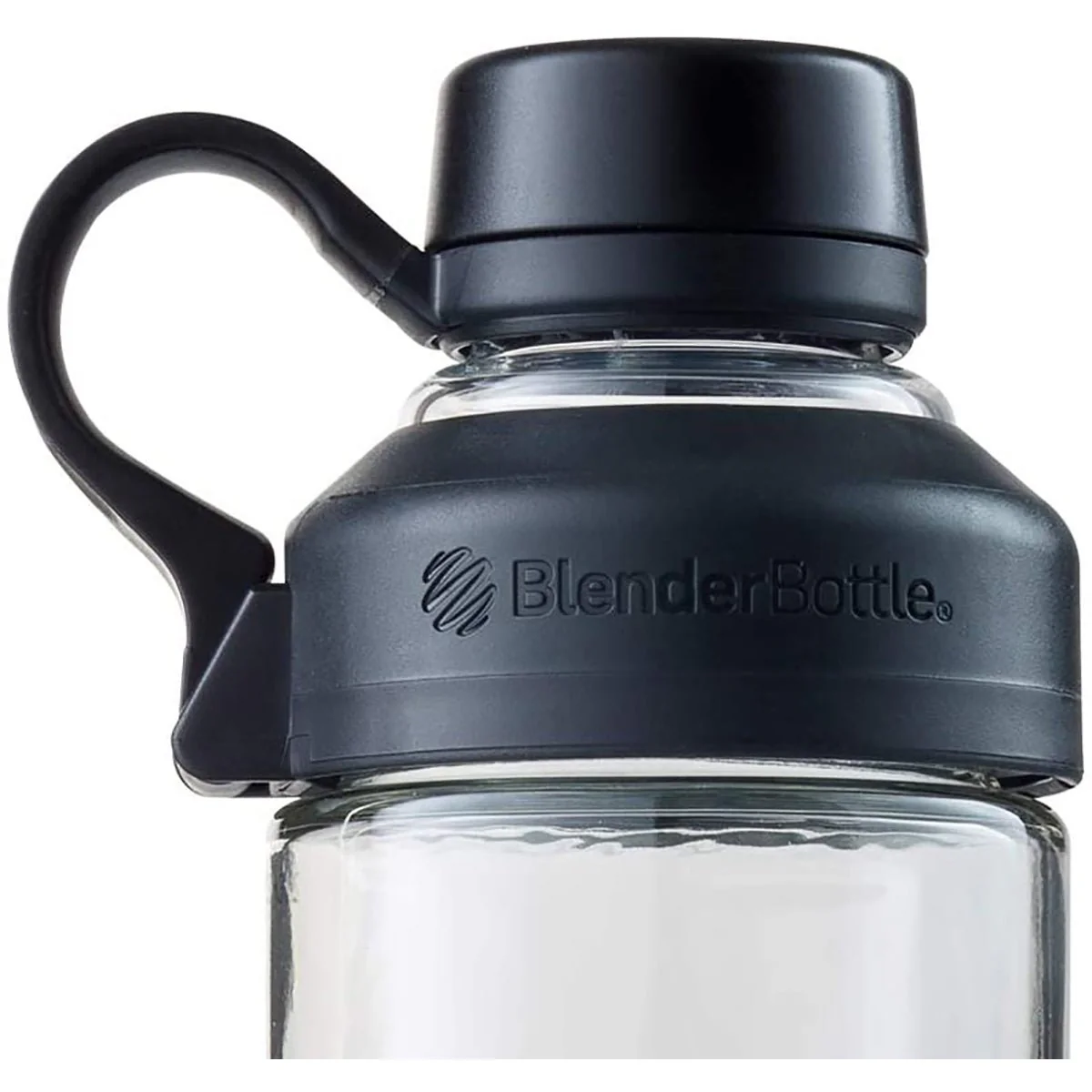 Blender Bottle Mantra 20 oz. Glass Shaker Mixer Cup with Loop Top - Image 3