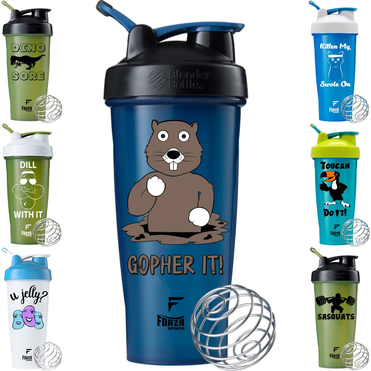 Blender Bottle x Forza Sports Classic 28 oz. Shaker Mixer Cup with Loop Top - Image 101