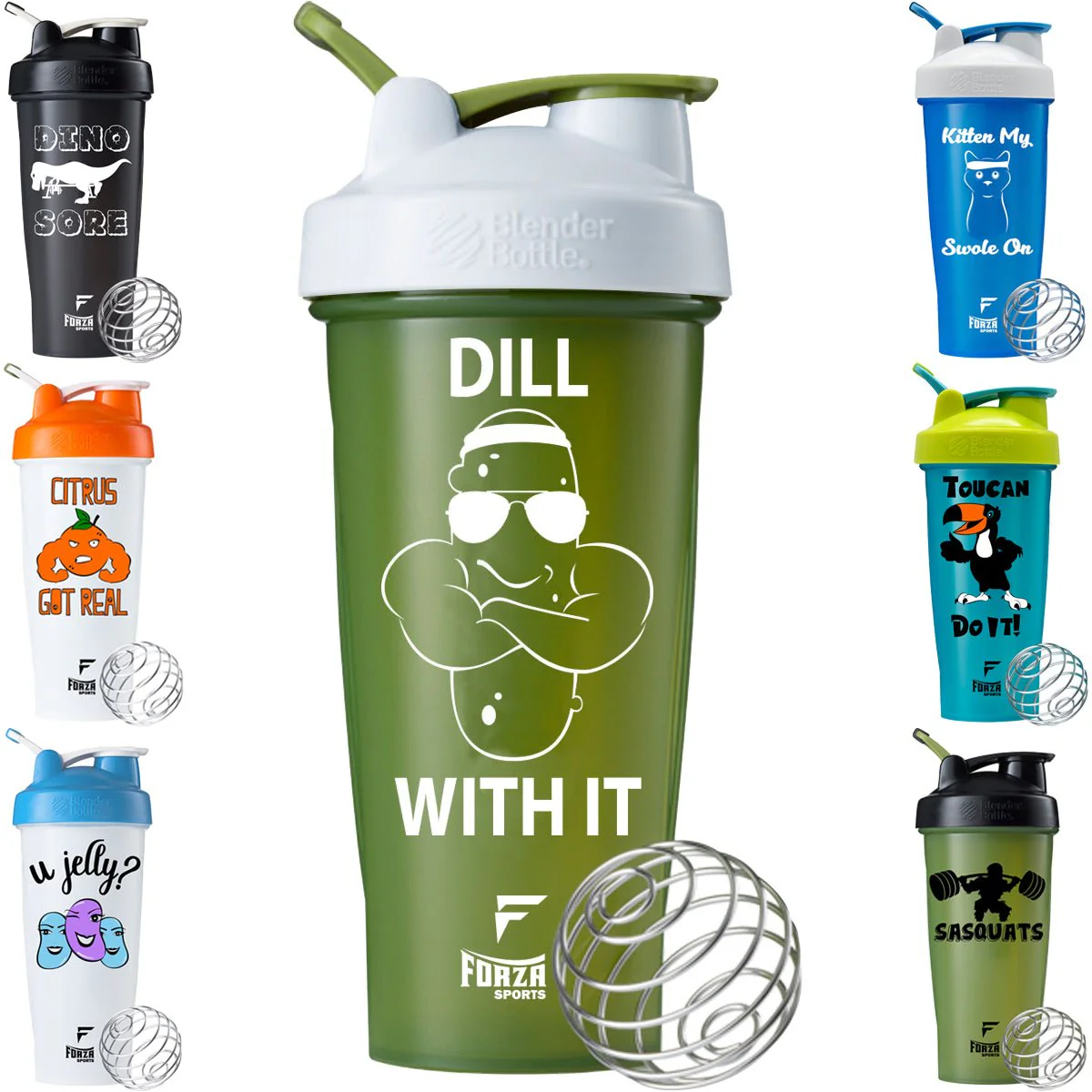 Blender Bottle x Forza Sports Classic 28 oz. Shaker Mixer Cup with Loop Top - Image 22