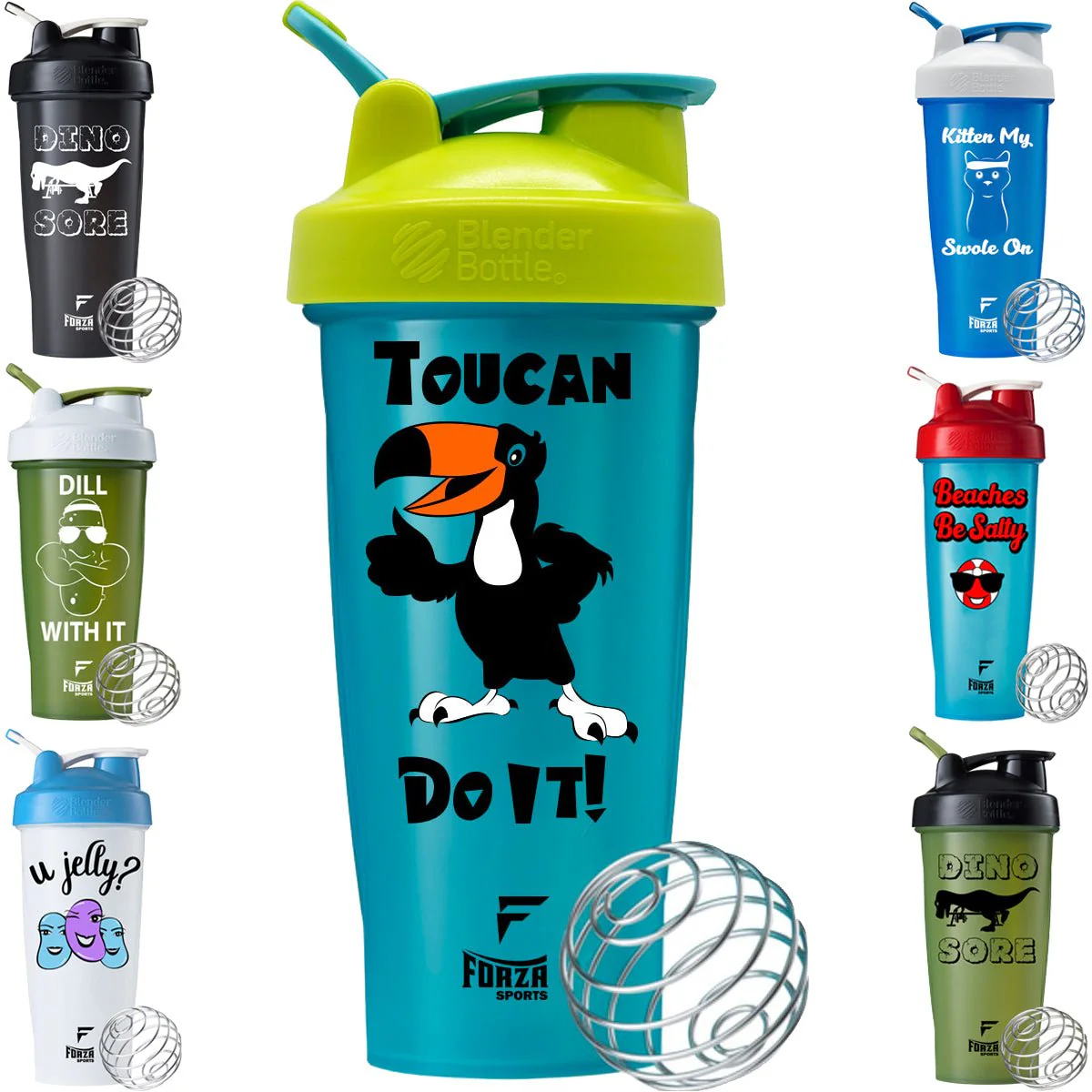 Blender Bottle x Forza Sports Classic 28 oz. Shaker Mixer Cup with Loop Top - Image 26