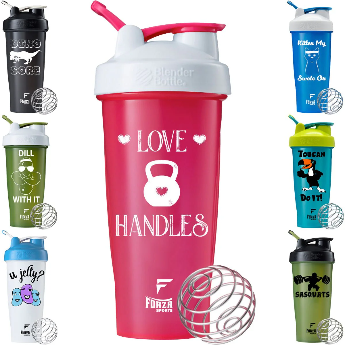 Blender Bottle x Forza Sports Classic 28 oz. Shaker Mixer Cup with Loop Top - Image 37