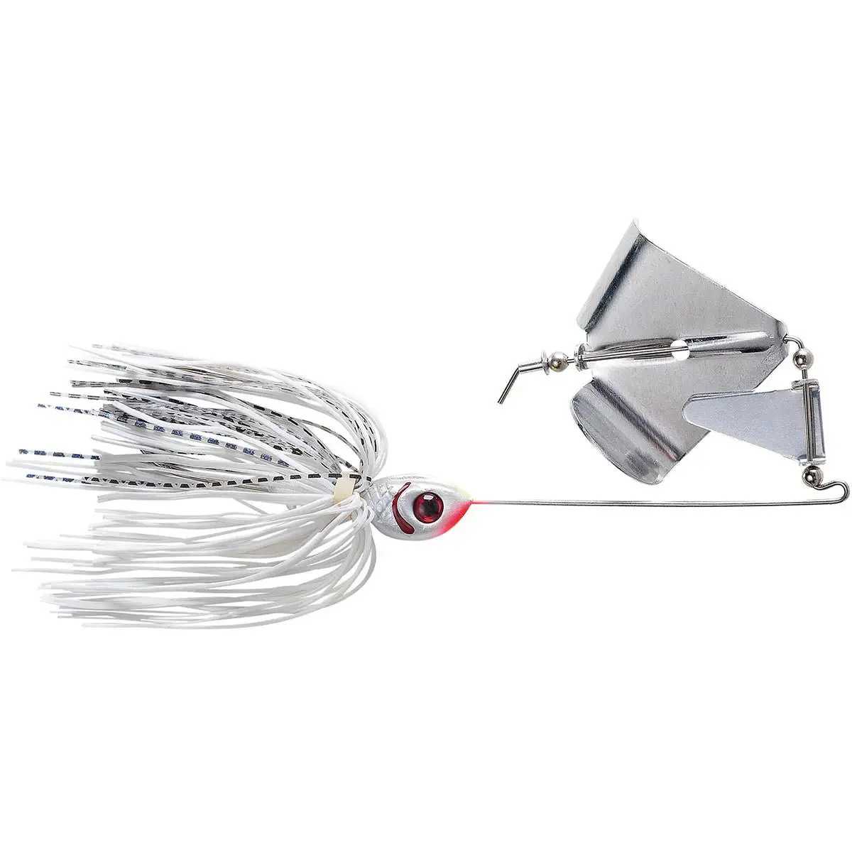 Booyah Buzz Bait 3/8 oz. Fishing Lure - Snow White Shad