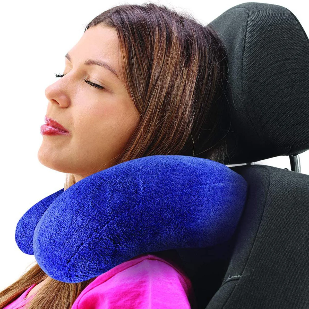 Brownmed IMAK Ergo HappiNeck Support Pillow - Universal - Blue - Image 2