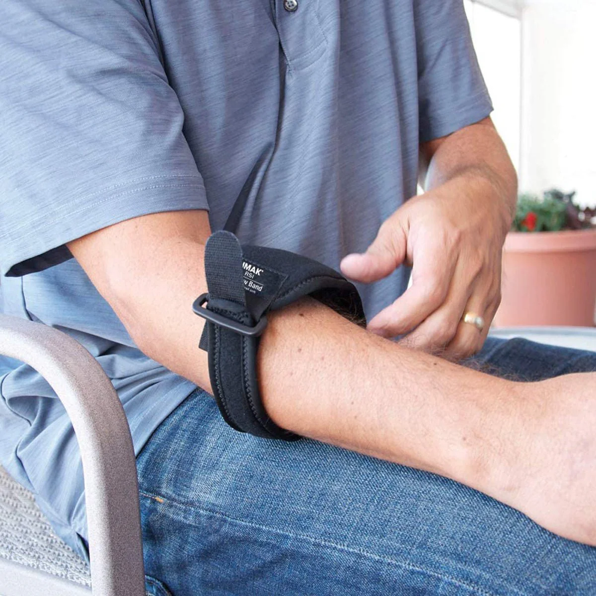 Brownmed IMAK RSI Elbow Band - Universal - Black - Image 2