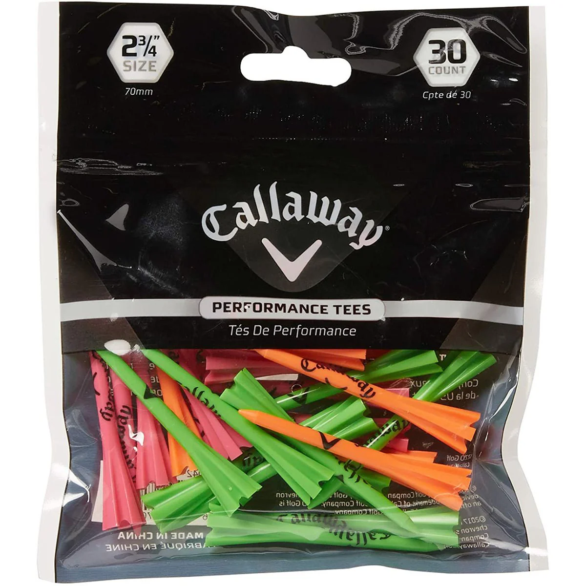 Callaway 2 3/4" Performance Golf Tees - 30 Pack - Image 2