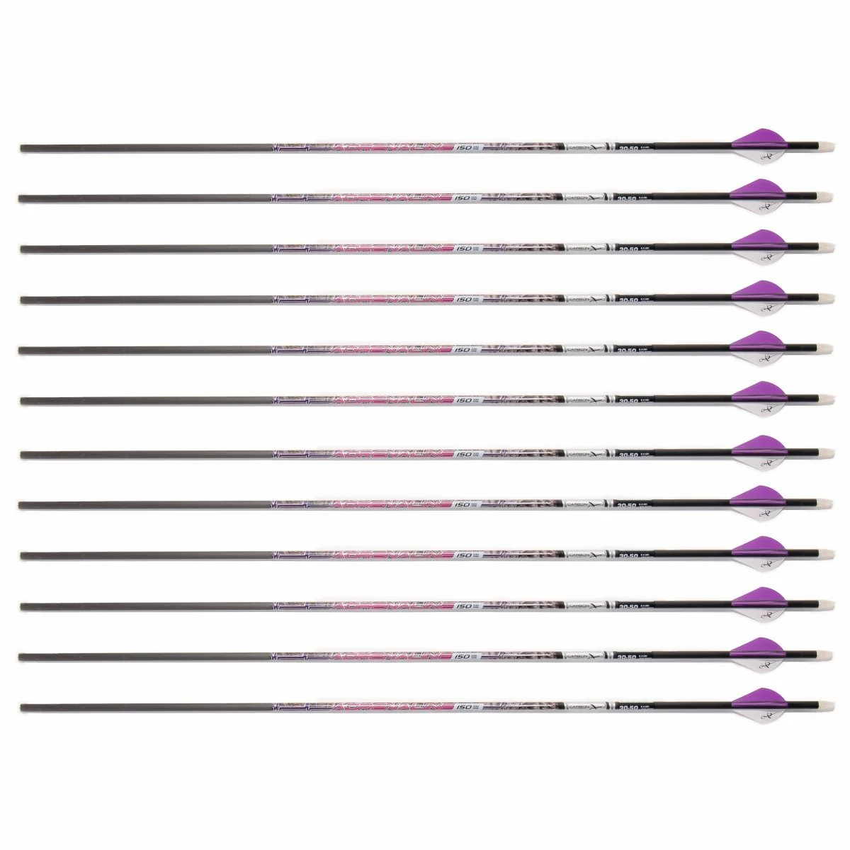 Carbon Express Adrenaline 150 Hot Pursuit 28" Arrow -12 pk