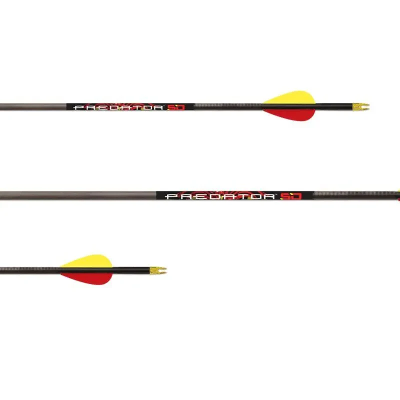 Carbon Express Predator Small Diameter .400 Arrow Shafts 12-Pack - Image 2