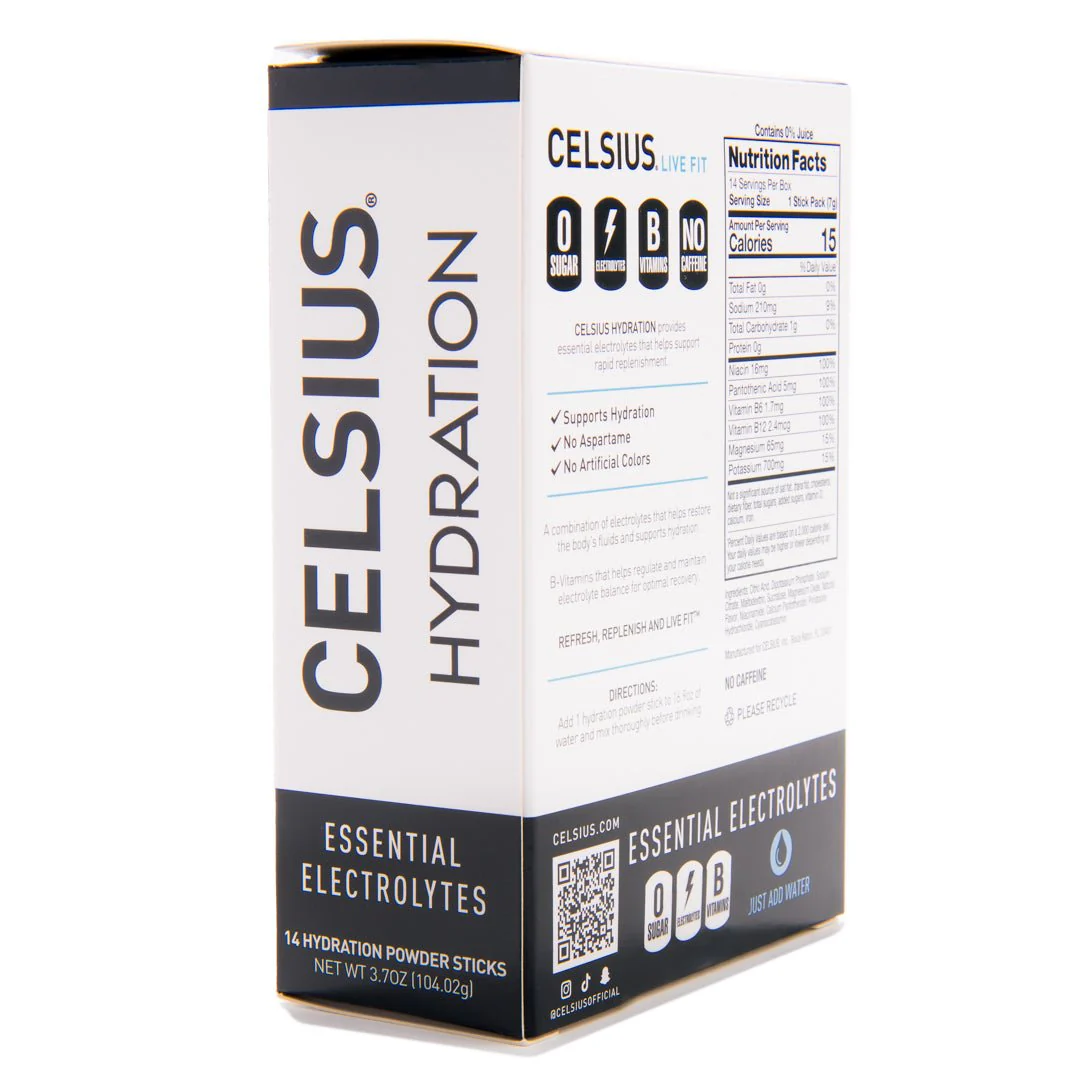 Celsius Hydration Sugar Free Electrolyte Drink Mix 4 Pack - Image 11