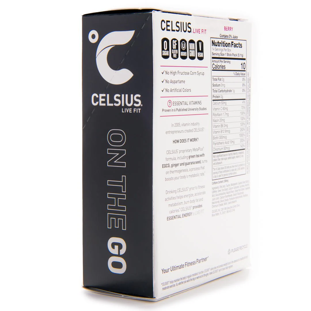 Celsius On-The-Go Zero Sugar Powder Stick - Image 4