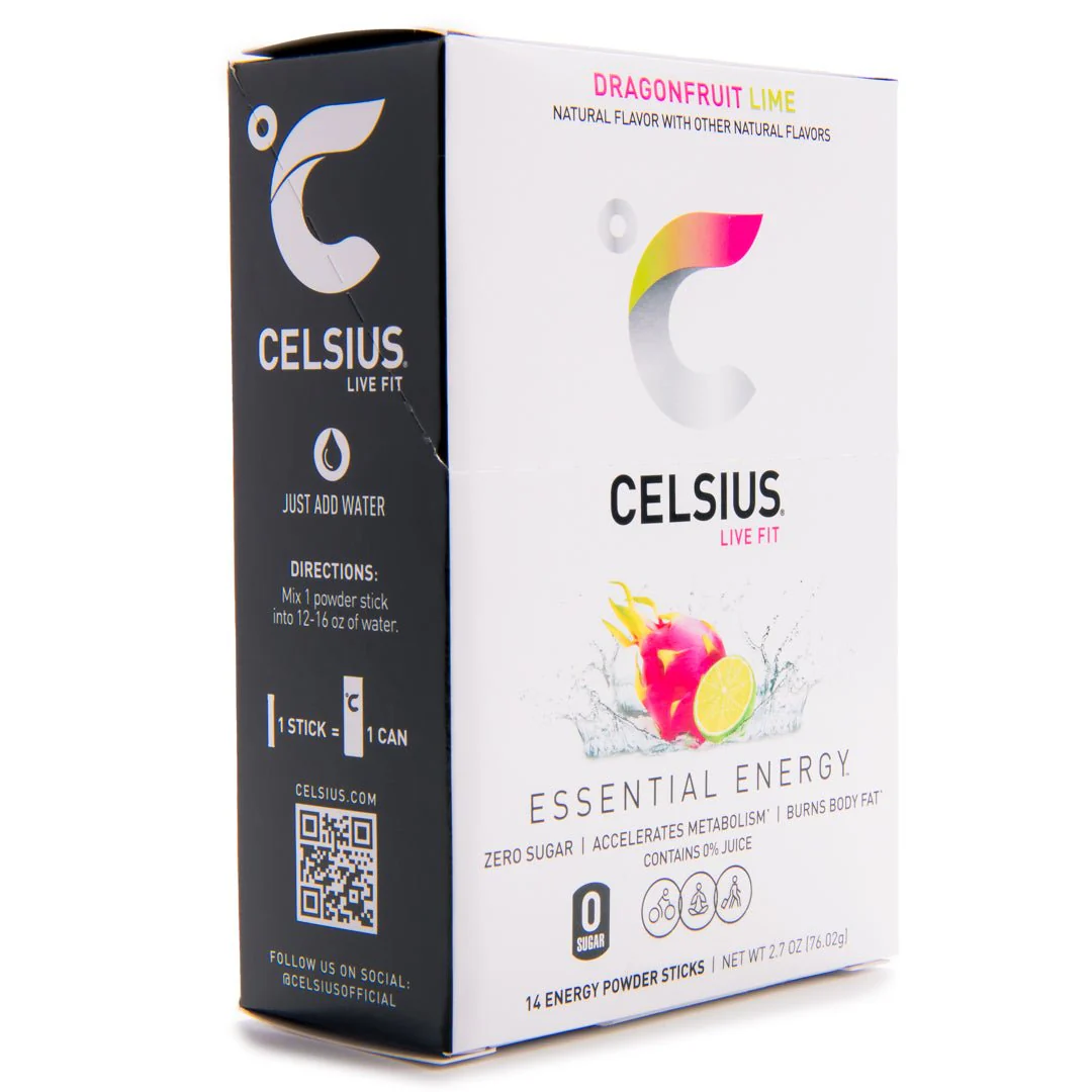 Celsius On-The-Go Zero Sugar Powder Stick Drink Mix 2 Pack - Image 20