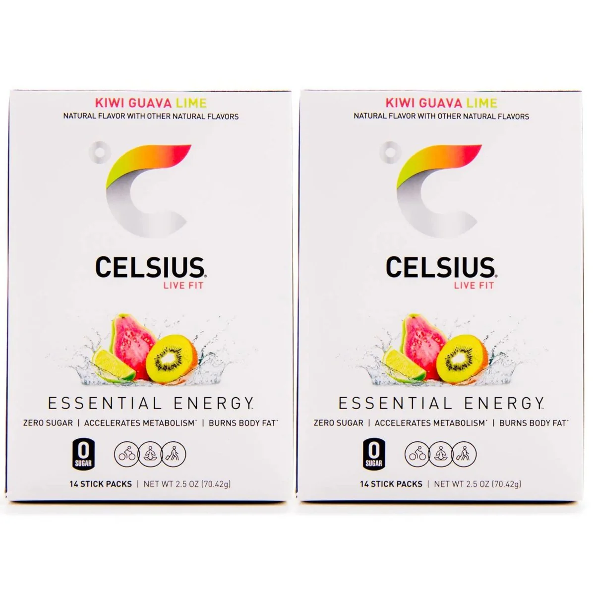 Celsius On-The-Go Zero Sugar Powder Stick Drink Mix 2 Pack - Image 24