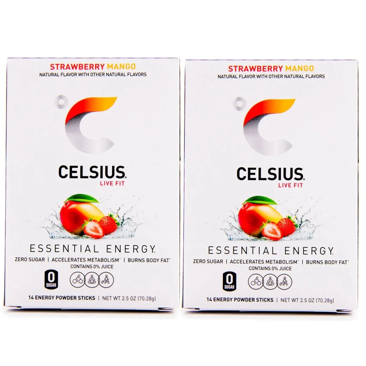 Celsius On-The-Go Zero Sugar Powder Stick Drink Mix 2 Pack - Image 30