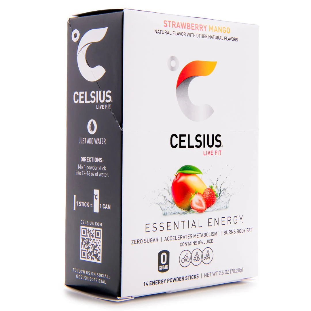 Celsius On-The-Go Zero Sugar Powder Stick Drink Mix 2 Pack - Image 32
