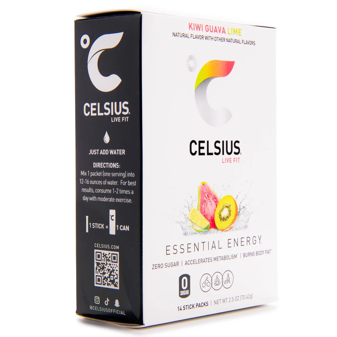 Celsius On-The-Go Zero Sugar Powder Stick Drink Mix 4 Pack - Image 27