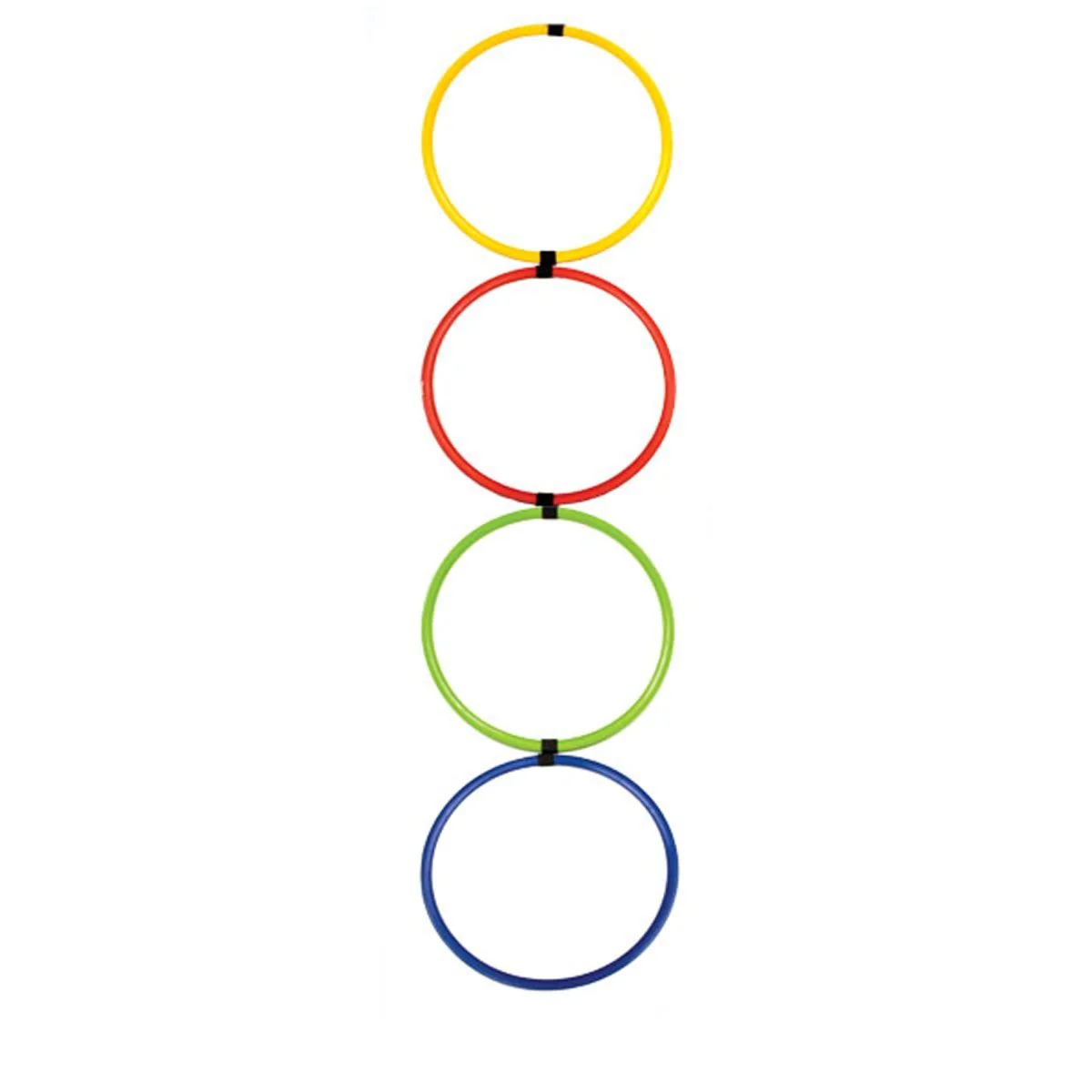 Champion Sports Hoop Agility Ladder - 18'' - Red, yellow, green and royal blue