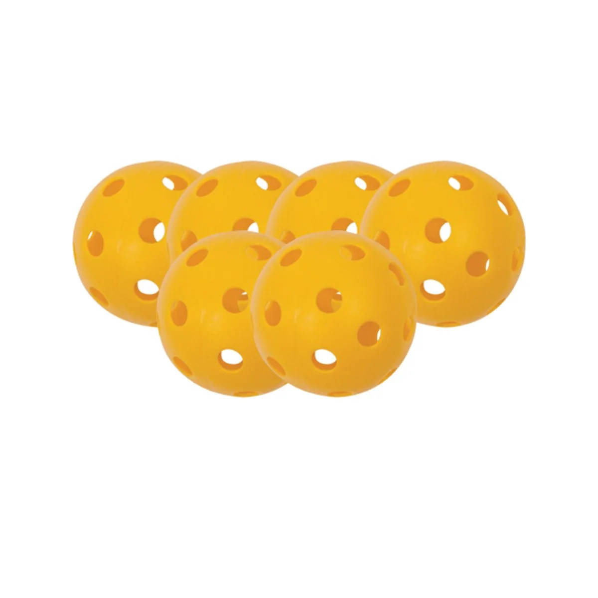 Champion Sports Recreational Outdoor Official Size Pickleballs - 6 Pack - Image 2