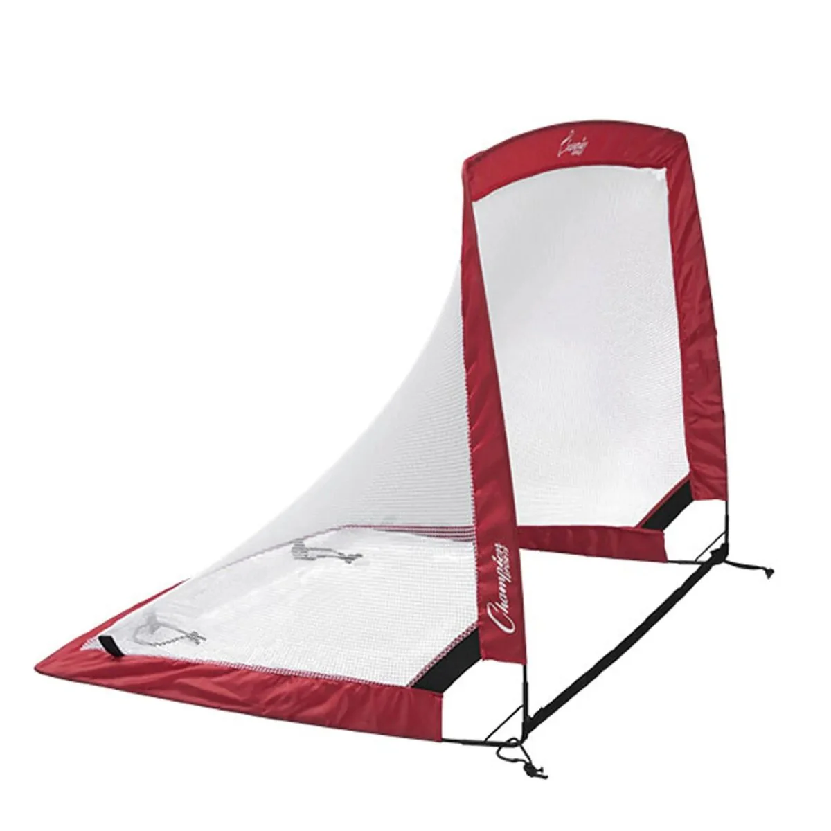 Champion Sports Rectangular Pop-Up Goal - 48" x 37" x 37" - Red - Image 2