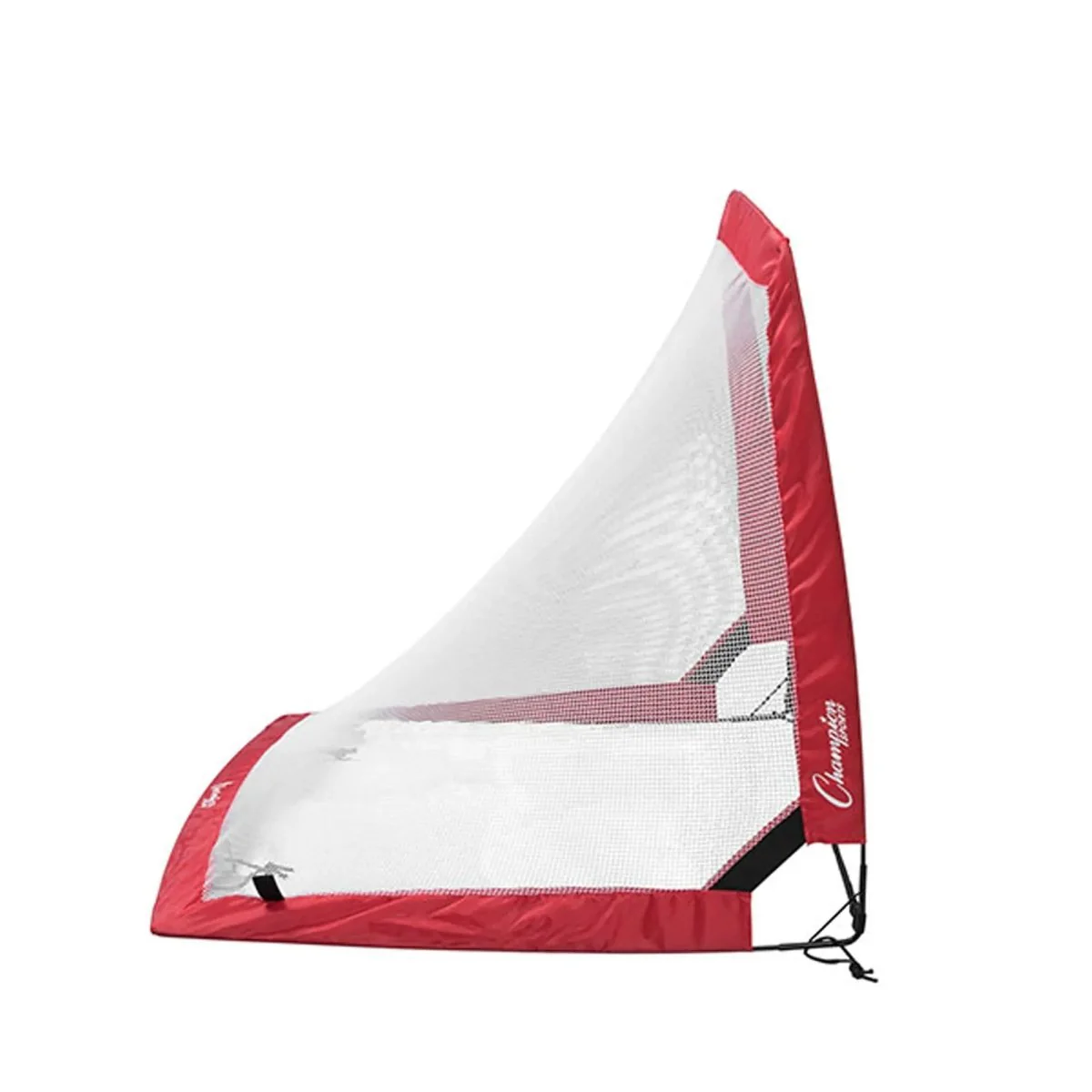 Champion Sports Rectangular Pop-Up Goal - 48" x 37" x 37" - Red - Image 3