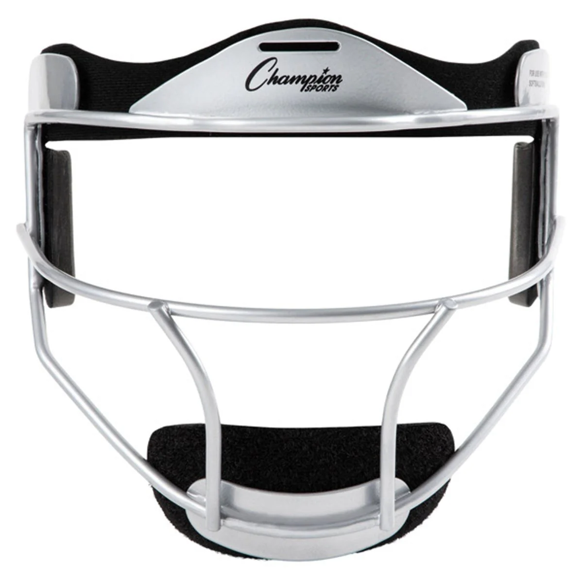 Champion Sports Softball Fielder's Mask Youth Size 6.25"-6.75" - Silver