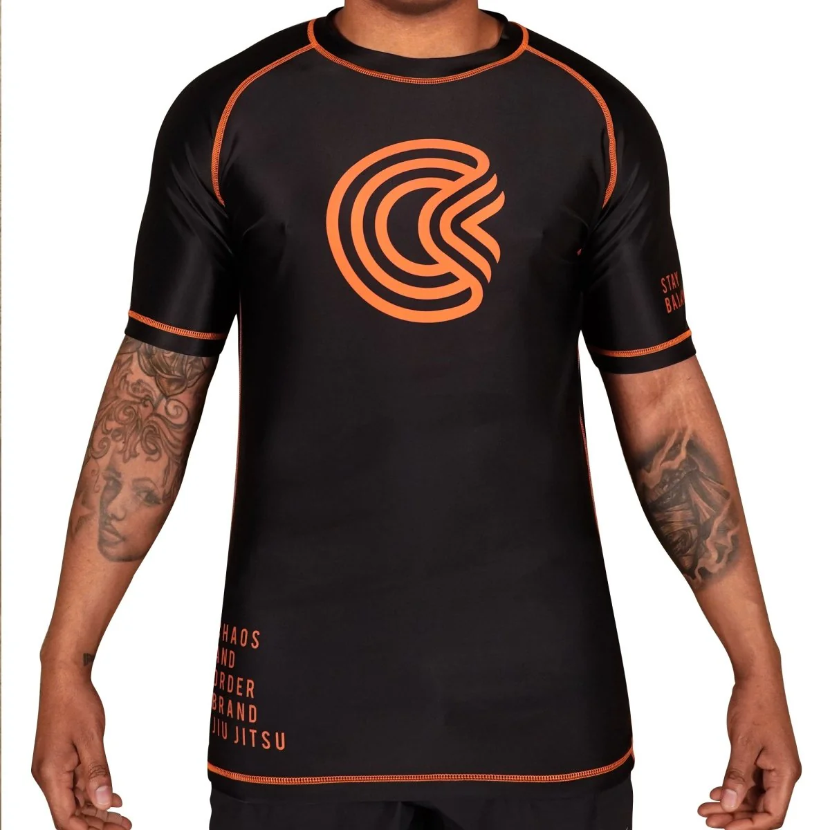 Chaos and Order Base Label V2 Short Sleeve BJJ Rashguard