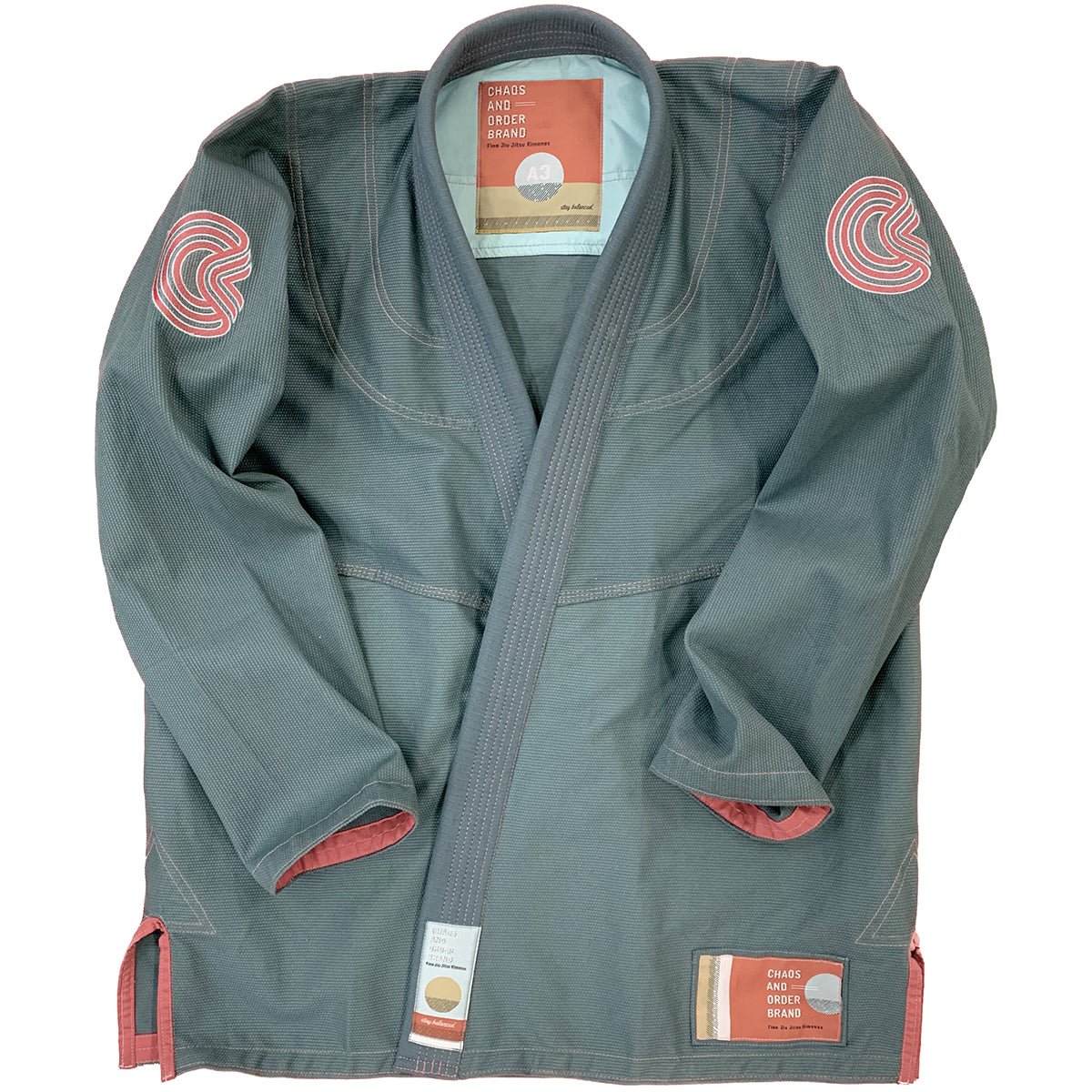 Chaos and Order Elements BJJ Kimono - Gray - Image 2