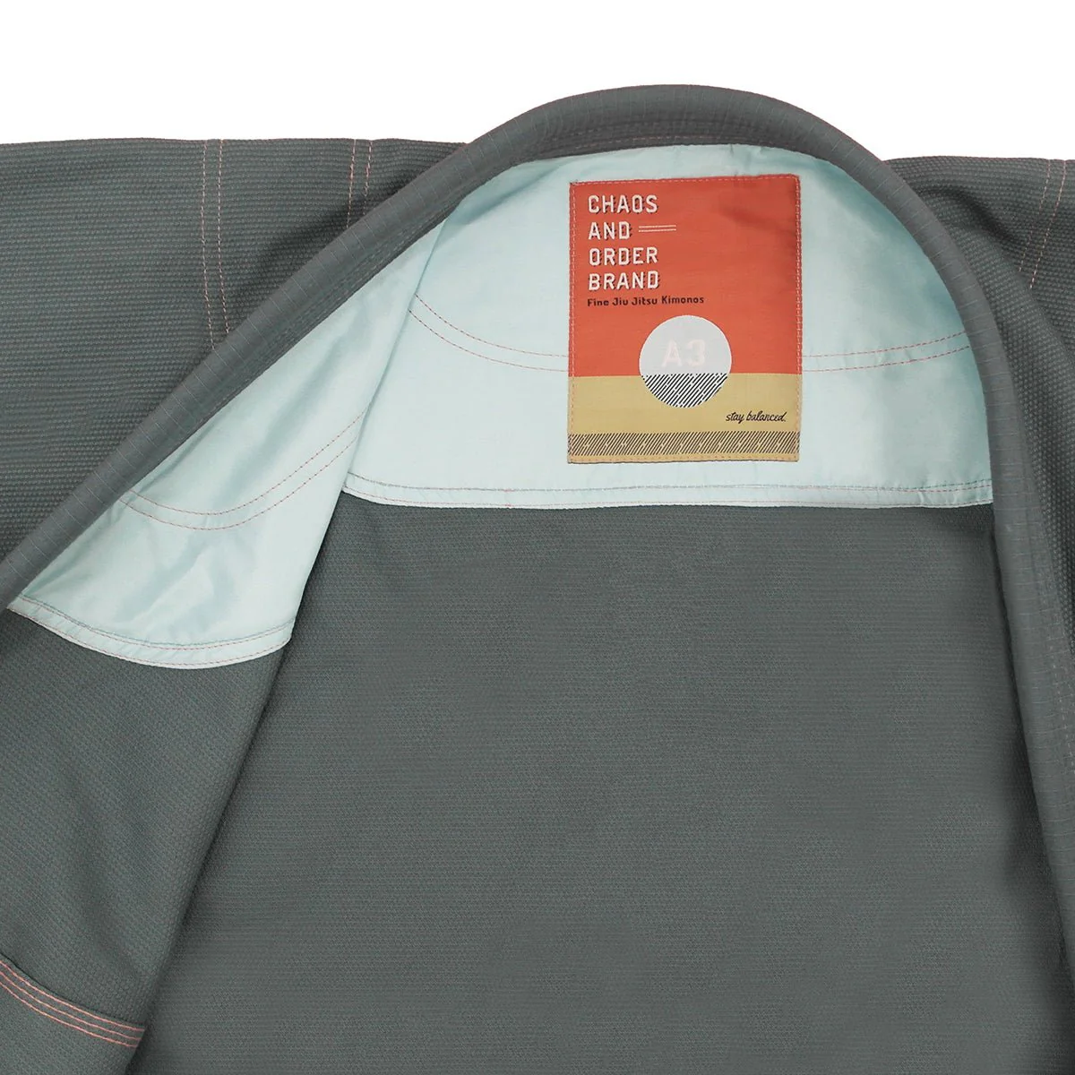Chaos and Order Elements BJJ Kimono - Gray - Image 4