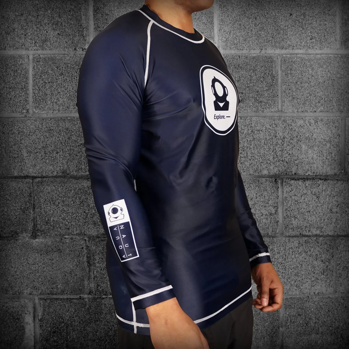 Chaos and Order Explorer Series Aquanaut Long Sleeve BJJ Rashguard - Image 2