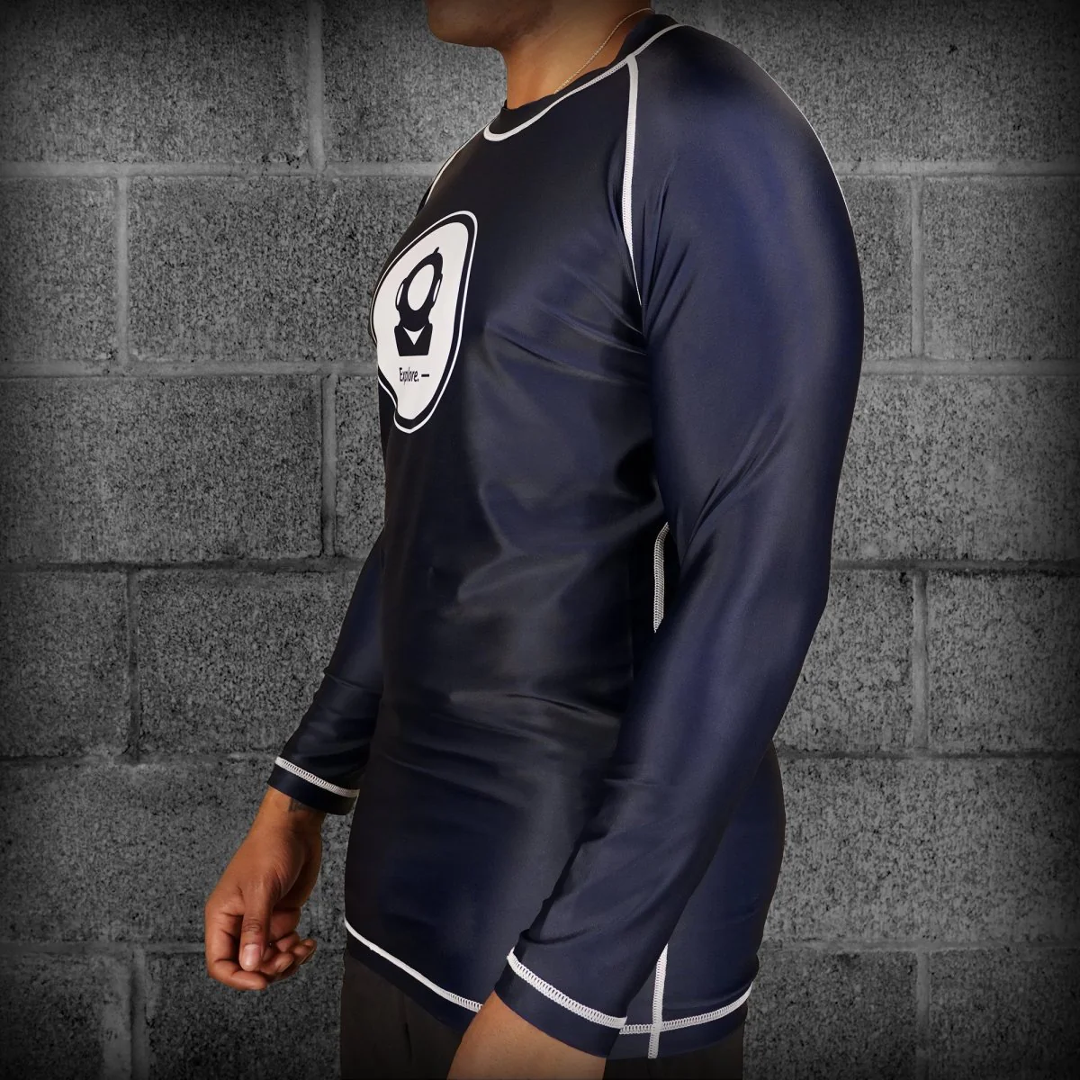Chaos and Order Explorer Series Aquanaut Long Sleeve BJJ Rashguard - Image 3