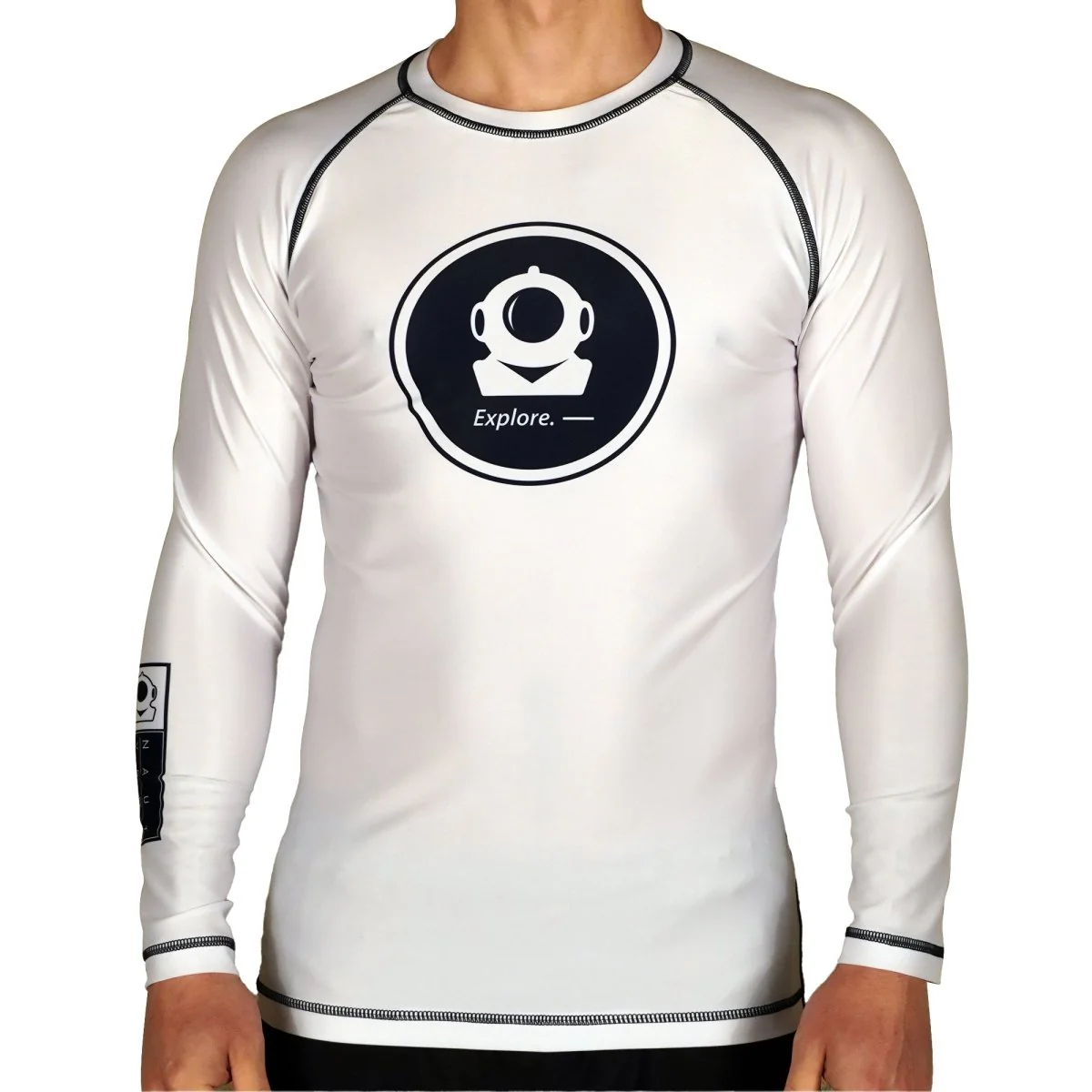 Chaos and Order Explorer Series Aquanaut Long Sleeve BJJ Rashguard - Image 5