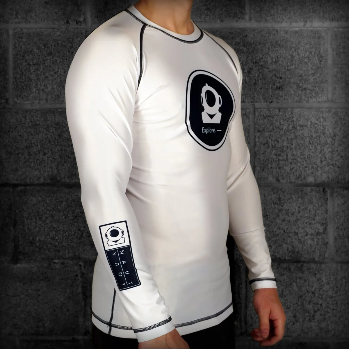 Chaos and Order Explorer Series Aquanaut Long Sleeve BJJ Rashguard - Image 6