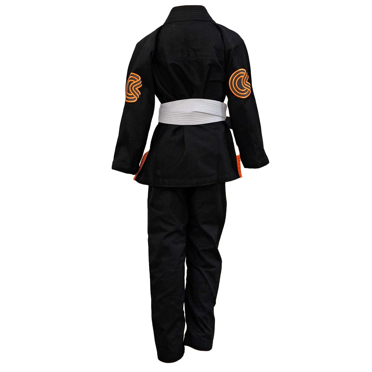 Chaos and Order Kid's Base Label V2 BJJ Gi - Black - Image 2