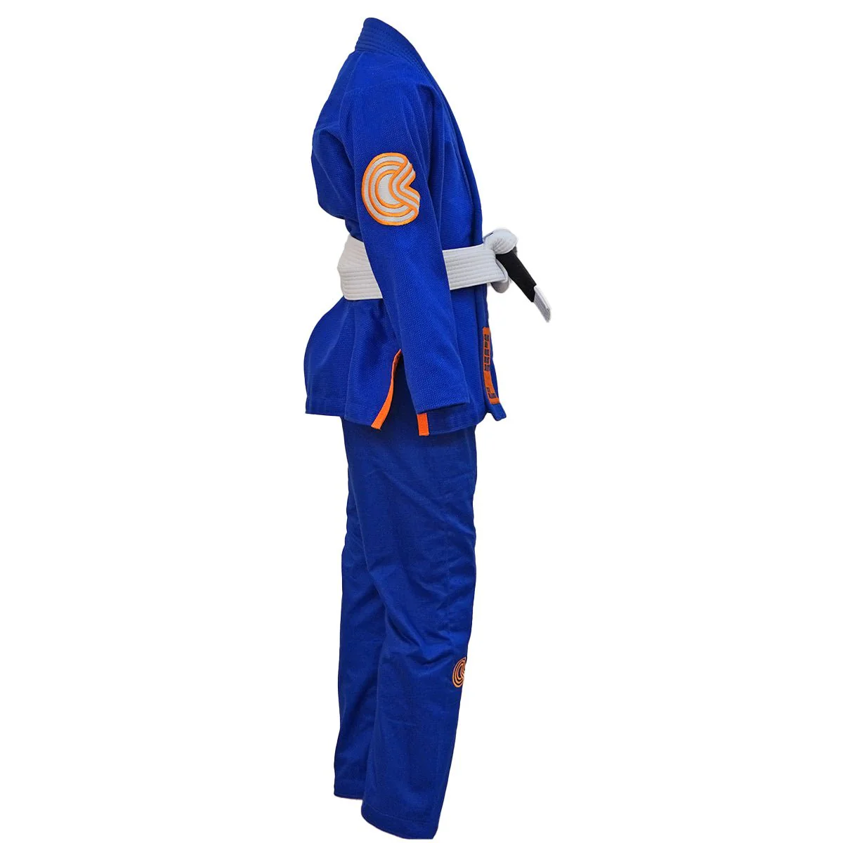 Chaos and Order Kid's Base Label V2 BJJ Gi - Blue - Image 3