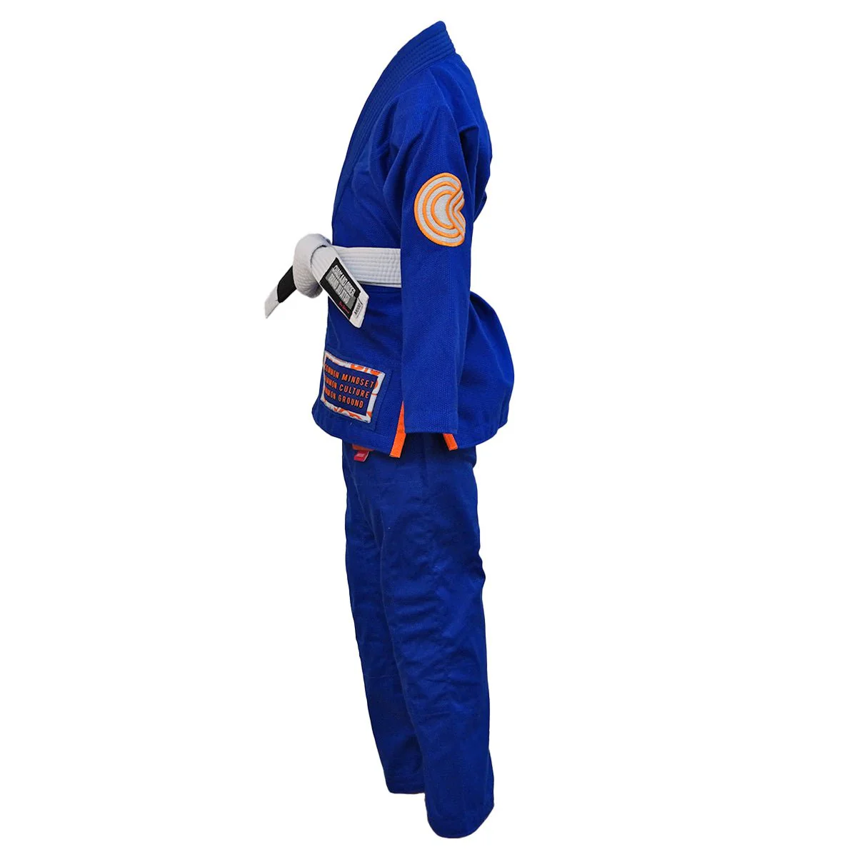 Chaos and Order Kid's Base Label V2 BJJ Gi - Blue - Image 4