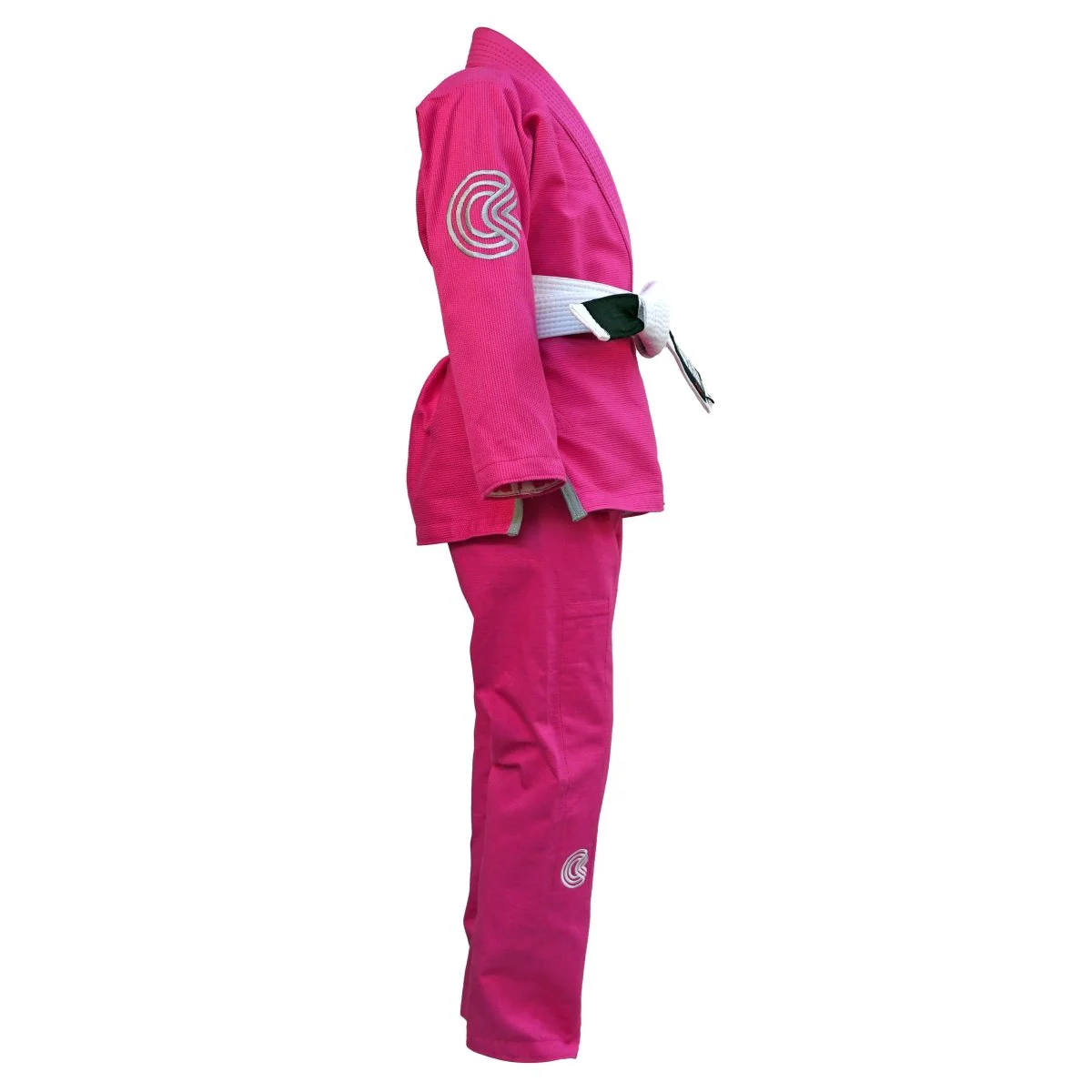 Chaos and Order Kid's Base Label V2 BJJ Gi - Pink - Image 4