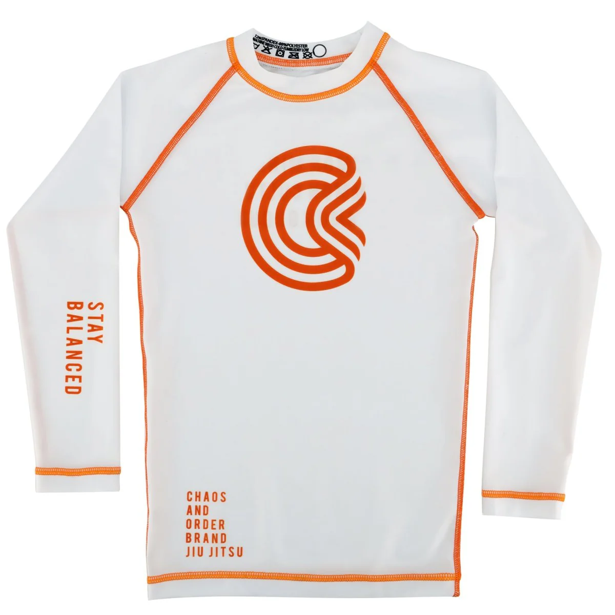 Chaos and Order Kid's Base Label V2 Long Sleeve BJJ Rashguard - Image 3