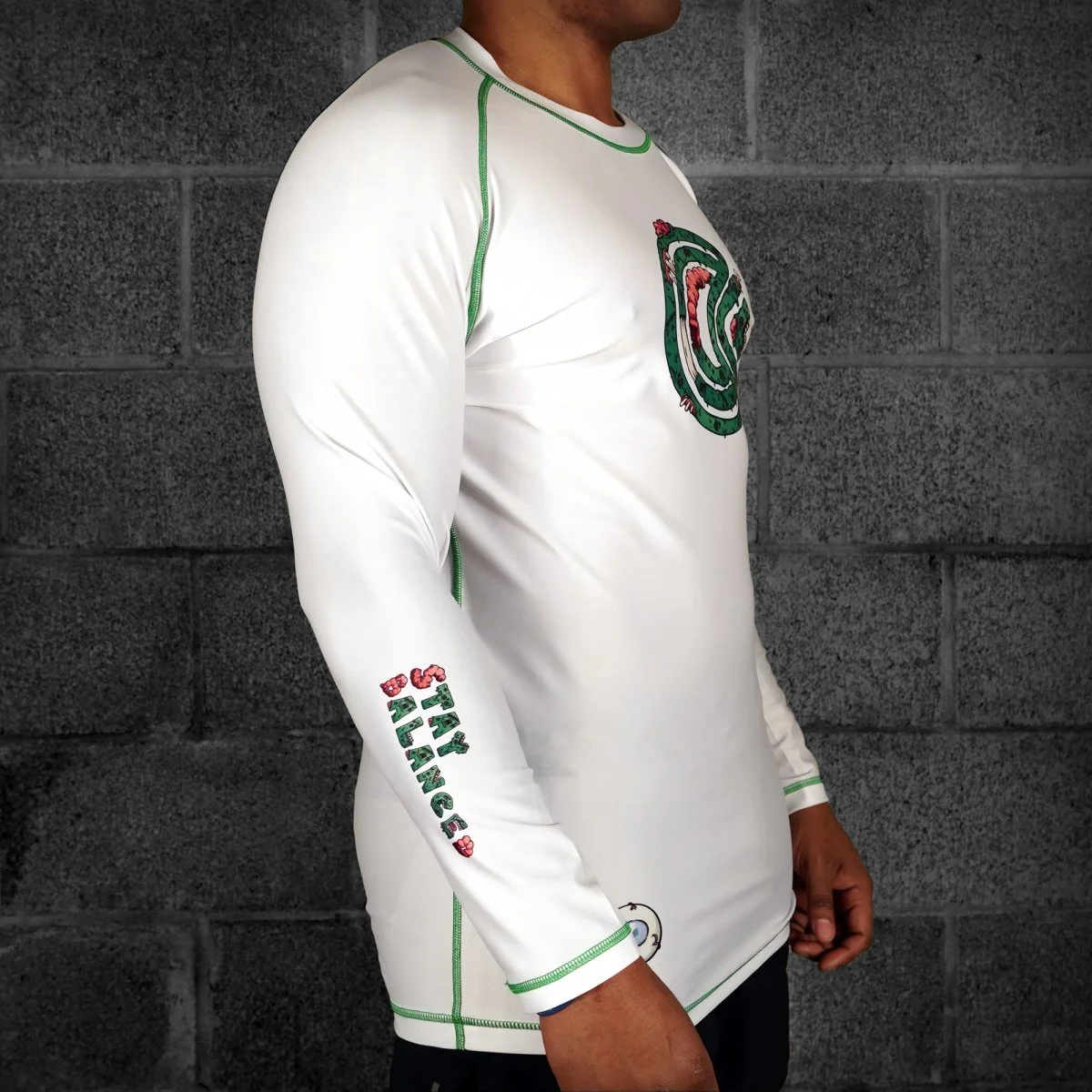 Chaos and Order Zombie Long Sleeve BJJ Rashguard - Image 6