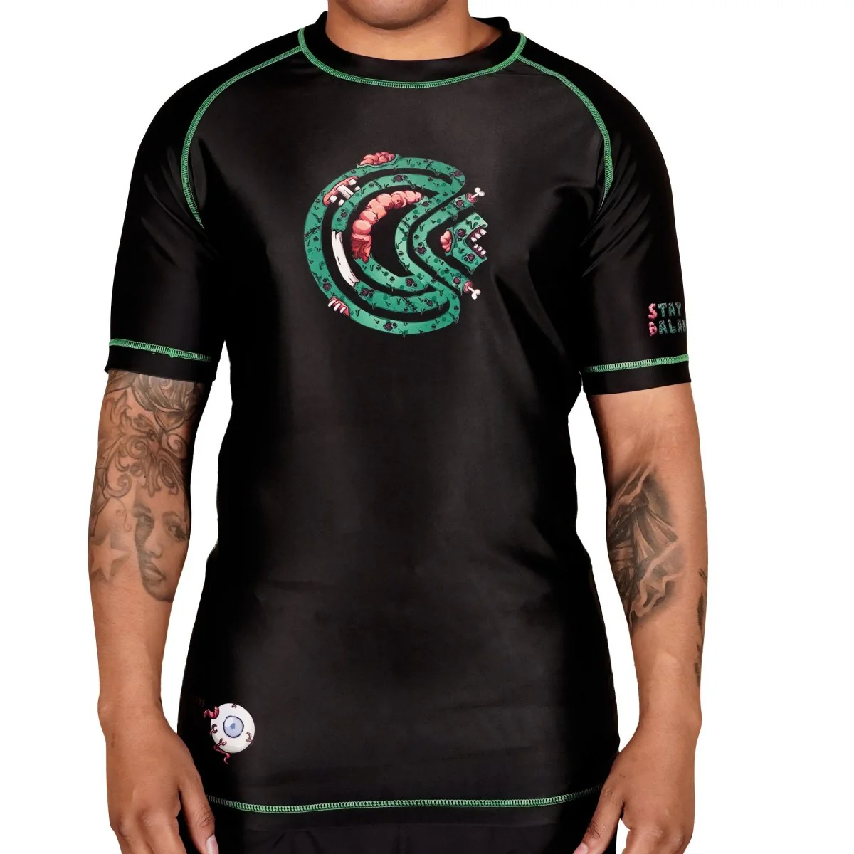 Chaos and Order Zombie Short Sleeve BJJ Rashguard