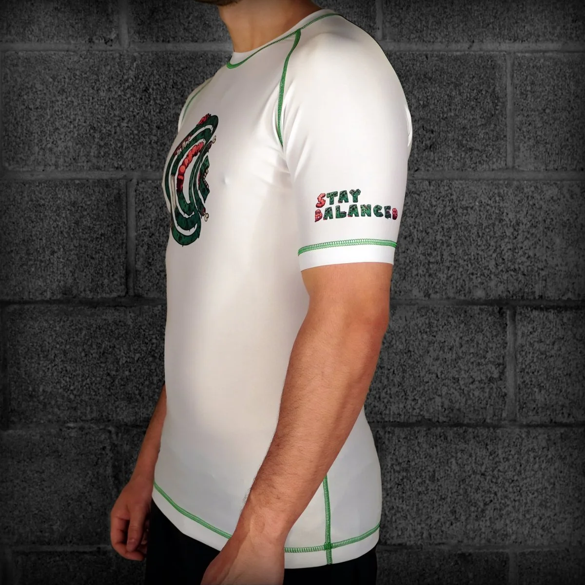 Chaos and Order Zombie Short Sleeve BJJ Rashguard - Image 7