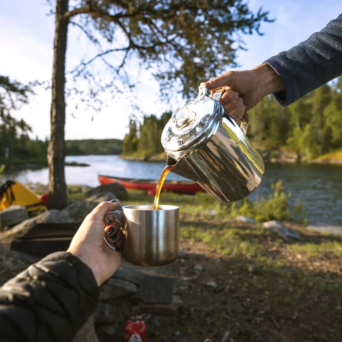 Coghlan's 12-Cup Stainless Steel Coffee Pot - Image 5