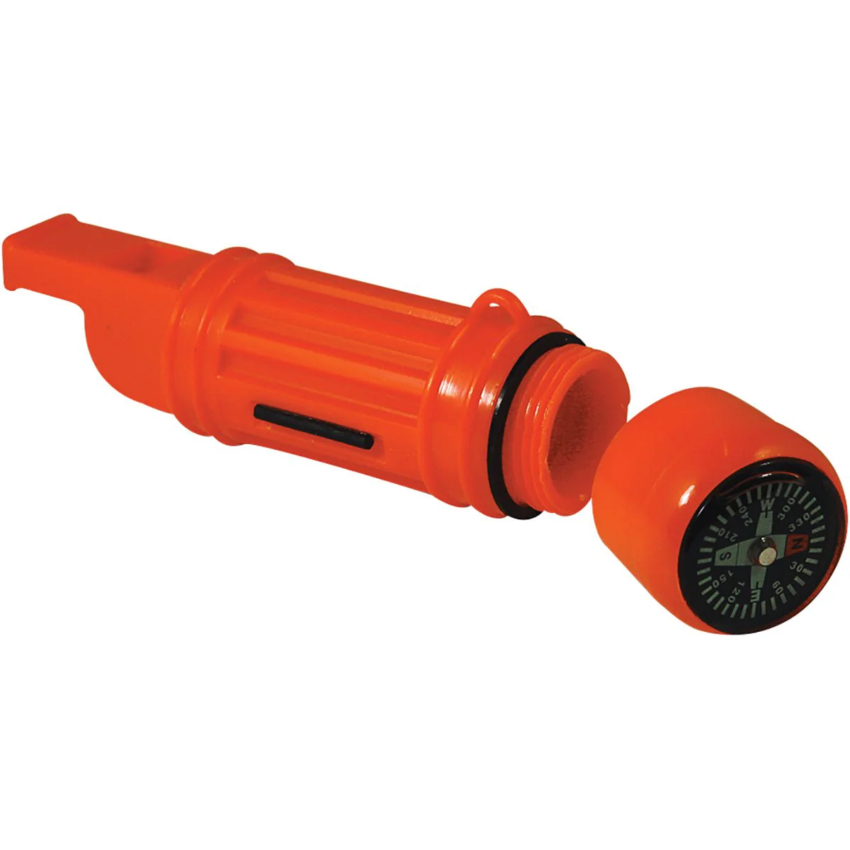 Coghlan's 5-in-1 Survival Aid, Fire Starter Flint Tool, Compass Whistle, Lanyard - Image 2