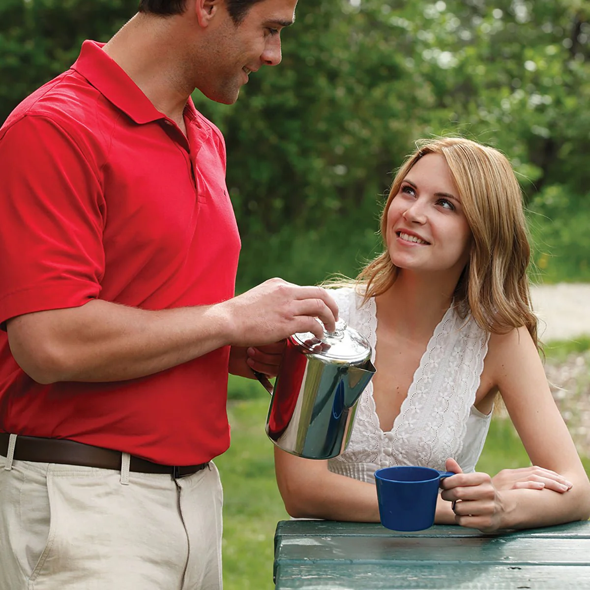 Coghlan's 9-Cup Stainless Steel Coffee Pot - Image 4