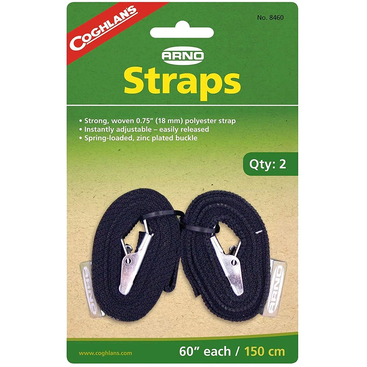 Coghlan's Arno Straps (2 Count), Woven 0.75" Polyester, Camping Hiking Survival - Image 5