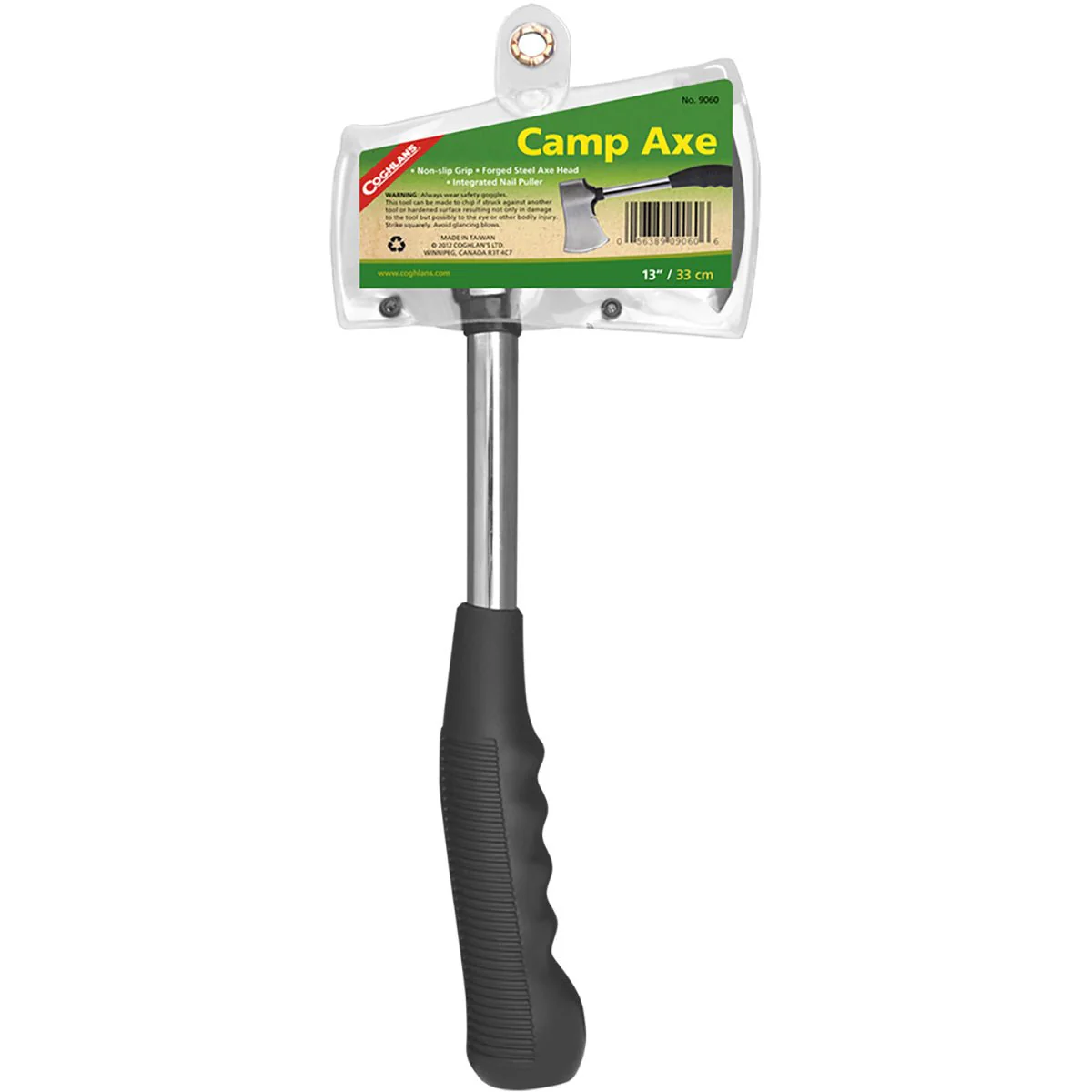 Coghlan's Camp Axe, Non-slip Grip, Forged Steel Head, 13" Camping Survival Tool - Image 2