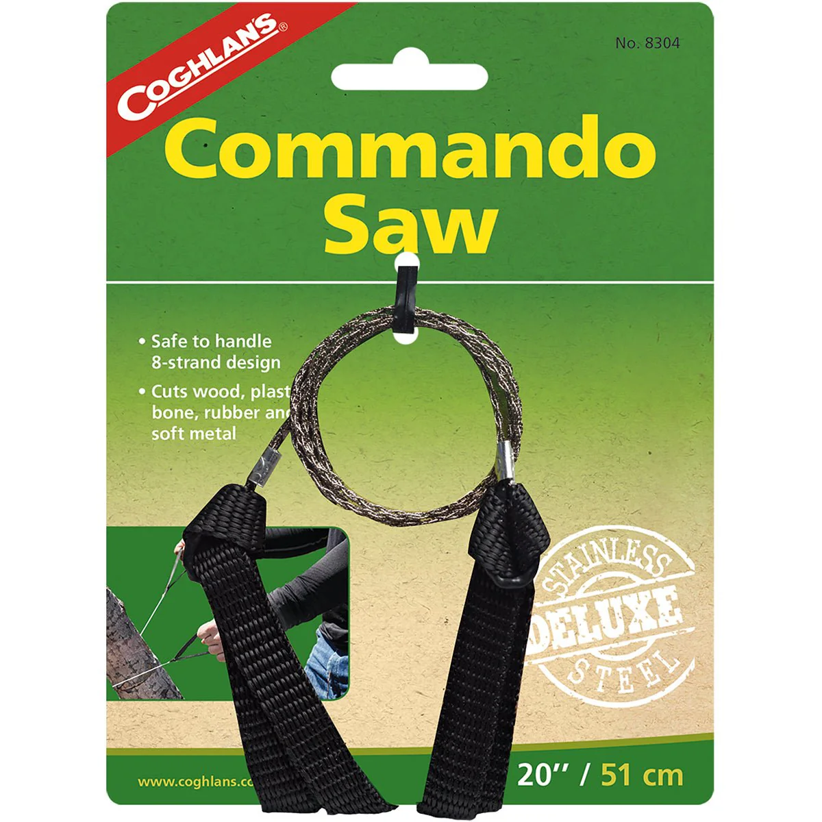 Coghlan's Commando Saw, 20" Wire Cutting Surface, Cuts Wood and Other Material - Image 4