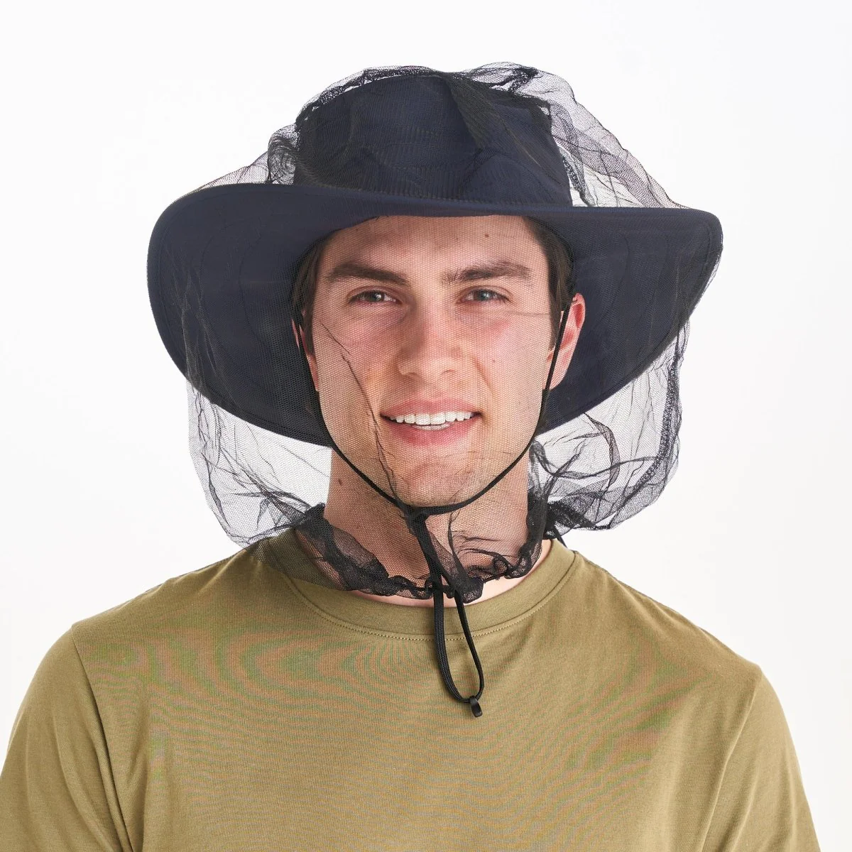 Coghlan's Compact Mosquito Head Net Lightweight w/ Storage Pouch, Mesh 220 Holes - Image 3